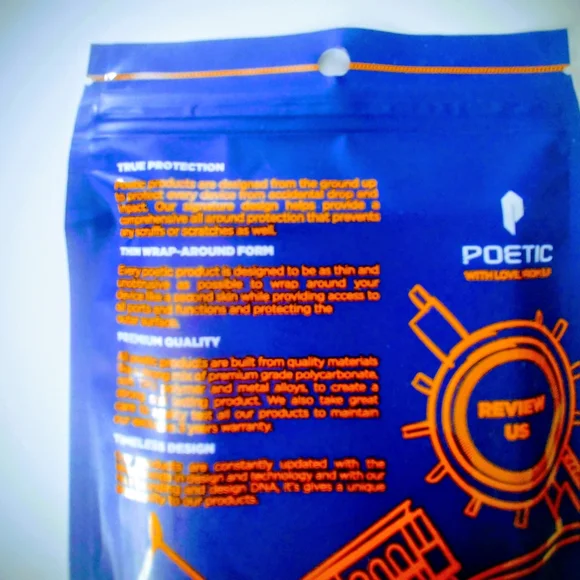 Poetic Black Apple IPhone & IPad Phone Case - Picture 2 of 9